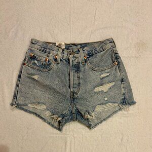 Levis Original 501 High Rise Jean Short